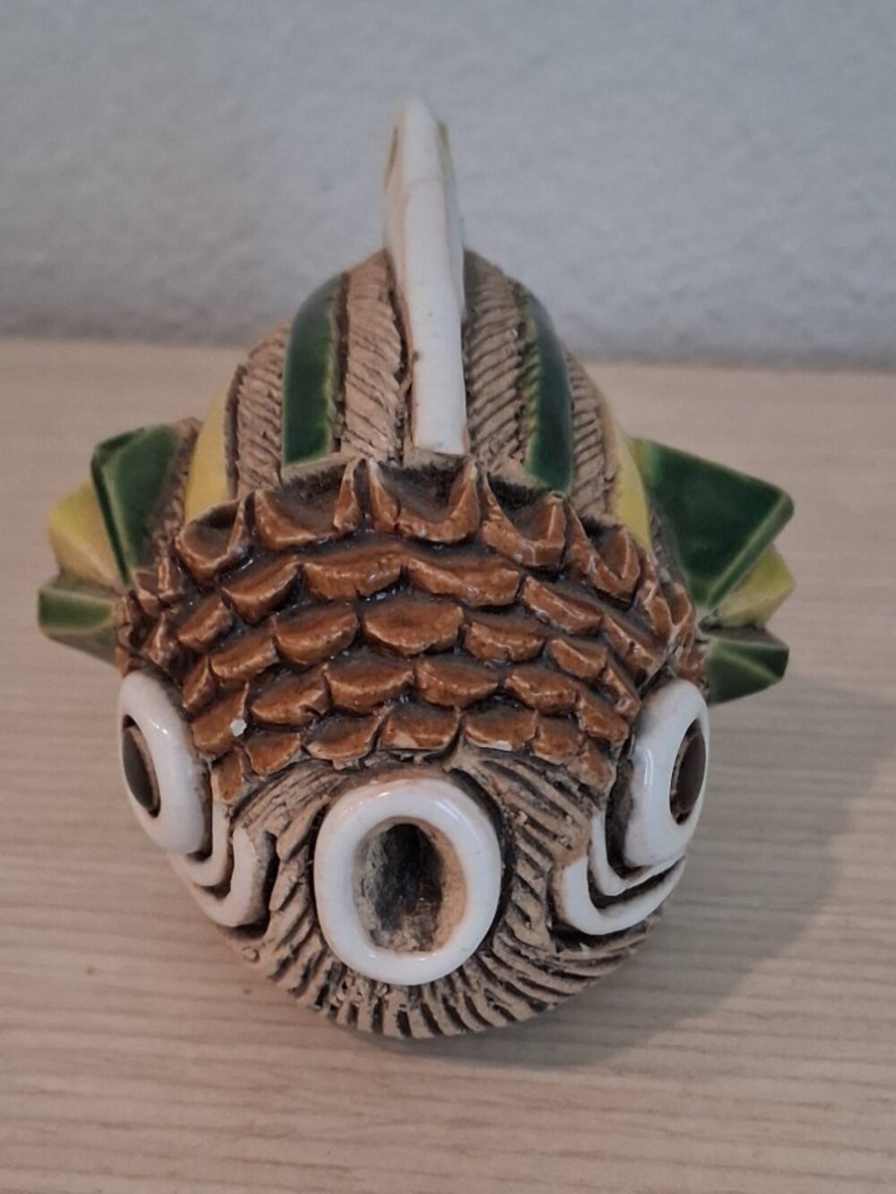 Vintage Studio Pottery Fish Figurine Artesania Rinconada Style Ceramic Decor